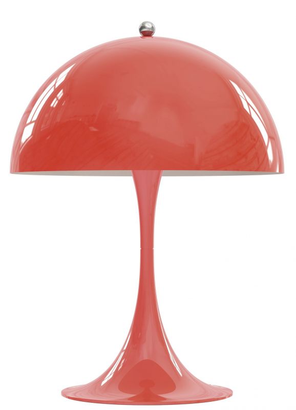 Panthella 250 Table lamp LED Tischleuchte Louis Poulsen Metall Koralle lackiert